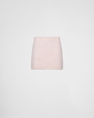 Prada, Shetland Wool Miniskirt