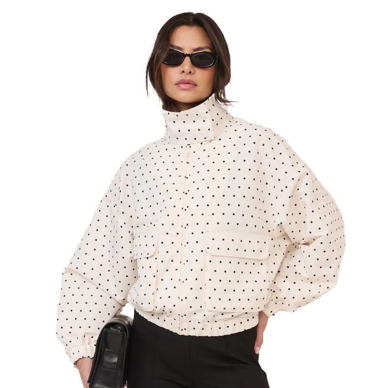 Nobody's Child sporty jacket polka dot