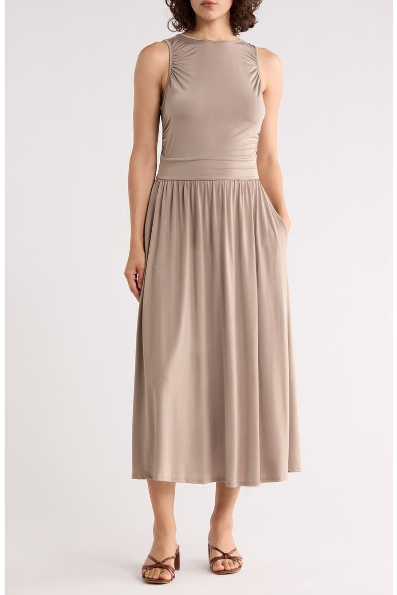 Ruched Midi Dress