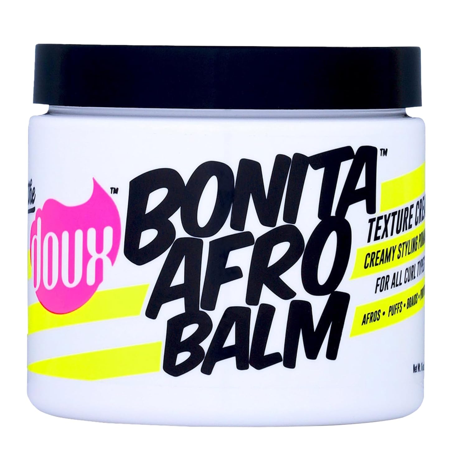The Doux Curl Defining Cream &amp;amp; Pomade for Curly Hair &amp;ndash; Bonita Afro Balm Hair Moisturizer for Twist-Outs, Braid Styles &amp;amp; Flyaway Control &amp;ndash; Curl Cream for Curly Hair &amp;amp; Coils