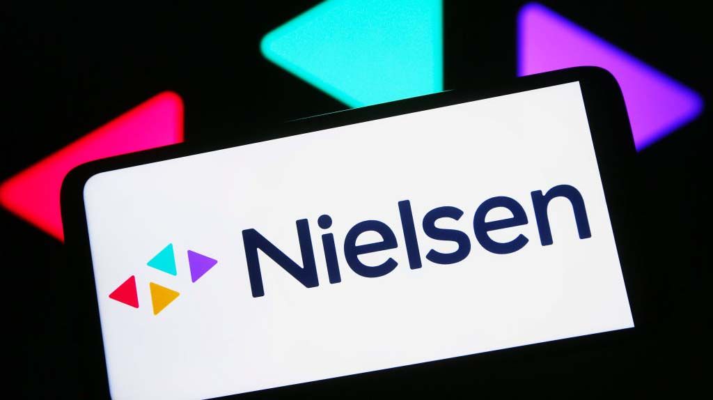 Nielsen logo on a phone