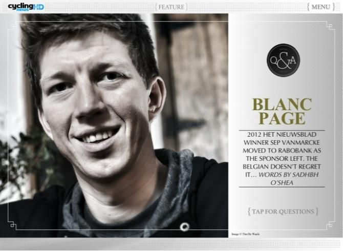 Sep Vanmarcke in the latest issue of CNHD