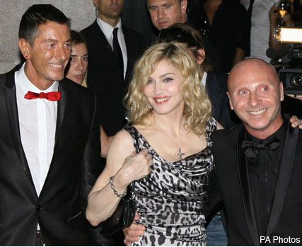 Domenico Dolce, Madonna &amp; Stefano Gabbana - Fashion News - Marie Claire