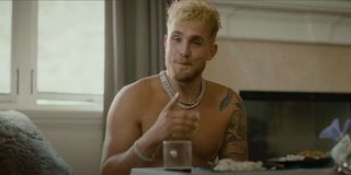 Jake Paul in his home in music video Calabasas, CA