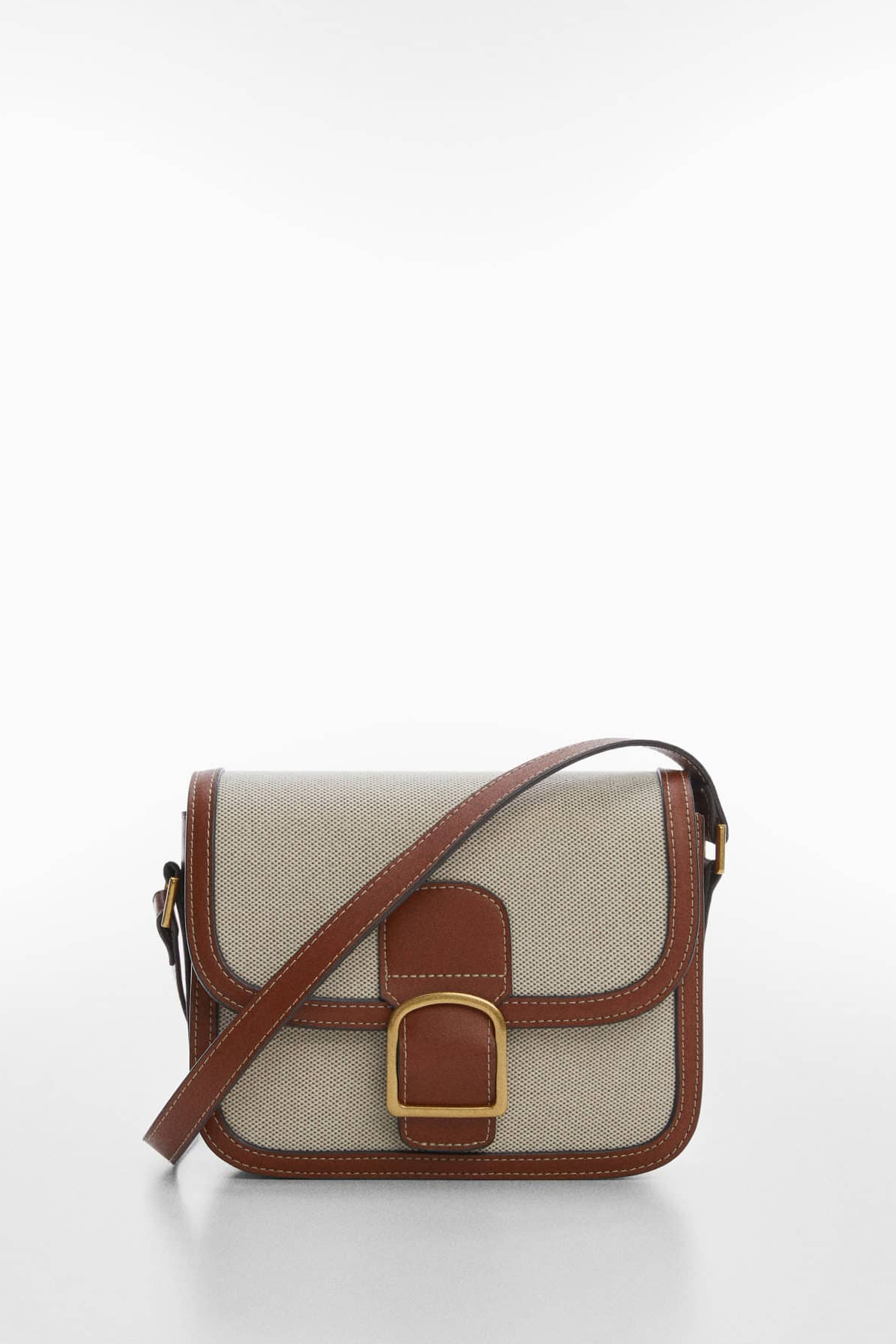 Mango Contrast Cross-Body Bag