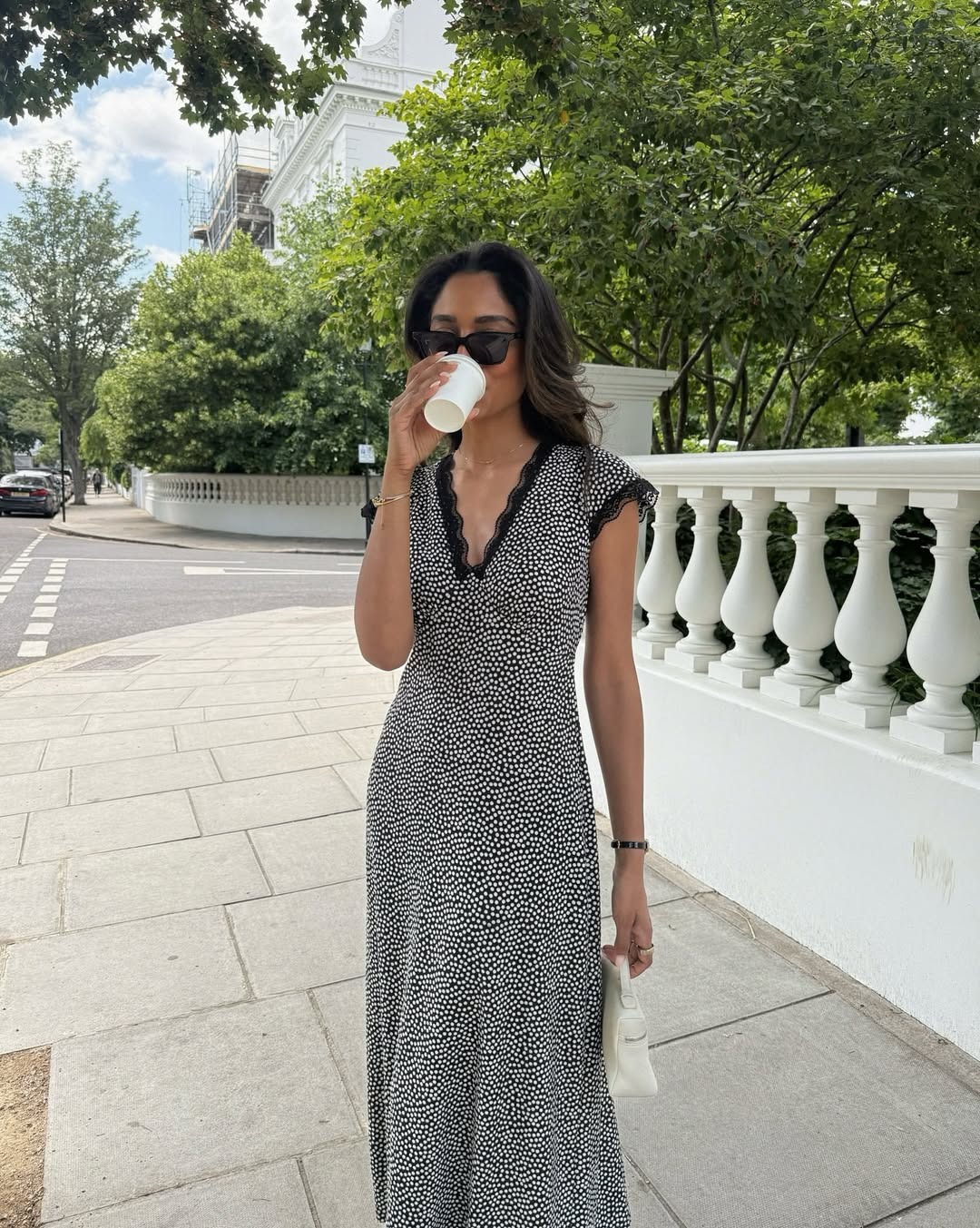Polka-dot dress