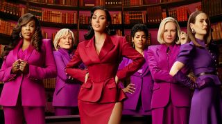 Kim Kardashian and the cast of All's Fair.