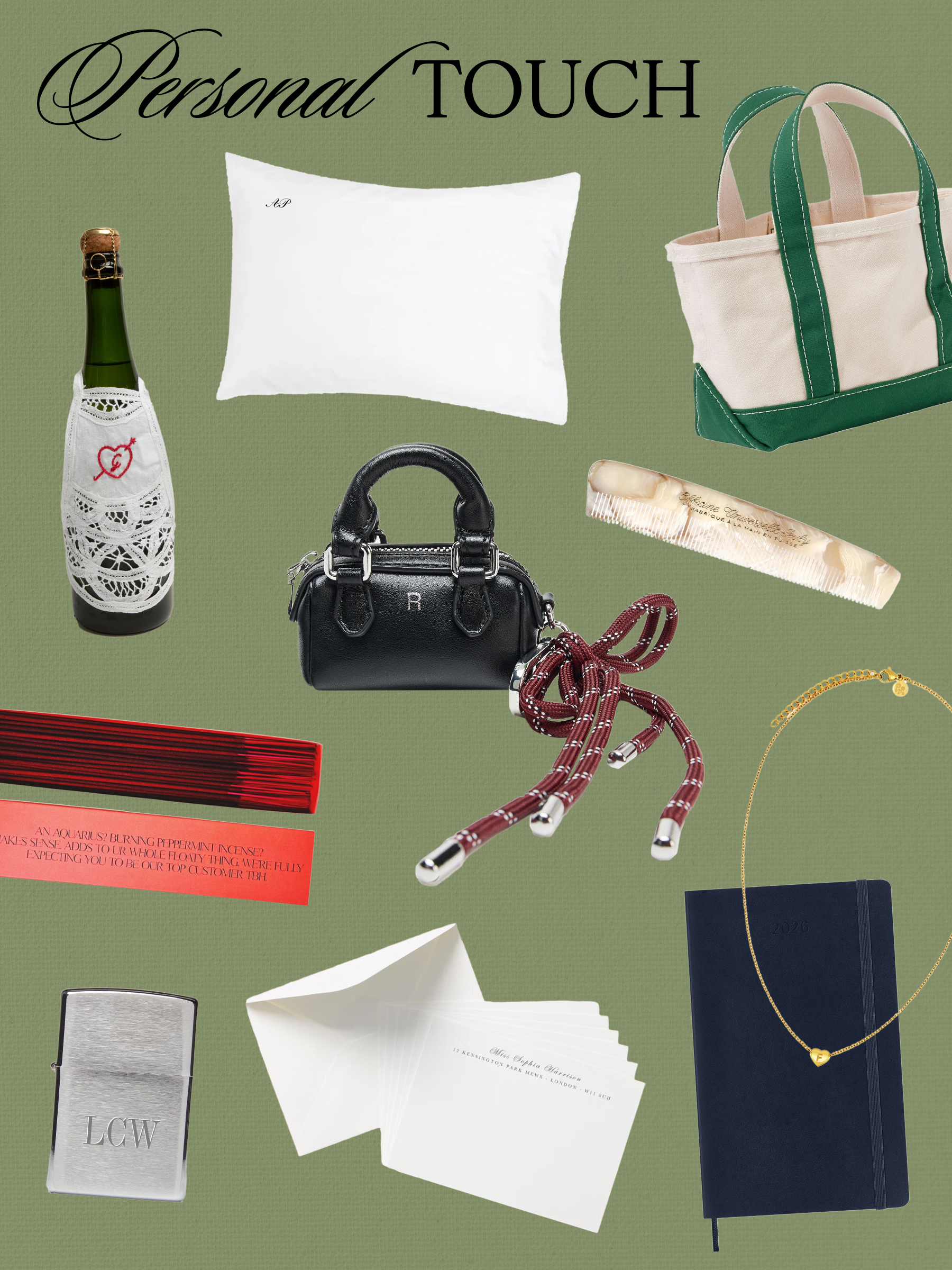 Collage of chic under $50 holiday gift ideas affordable presents.