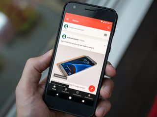 Google+ running on a Google Pixel