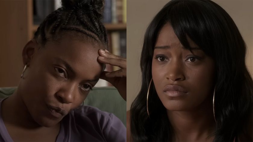 Aunjanue Ellis-Taylor and Keke Palmer in Abducted Lifetime movie 2012.