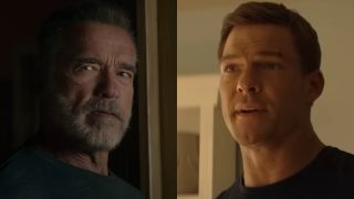 Arnold Schwarzenegger in Terminator: Dark Fate; Alan Ritchson on Reacher