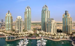 Dubai Marina neighbourhood designed by HOK