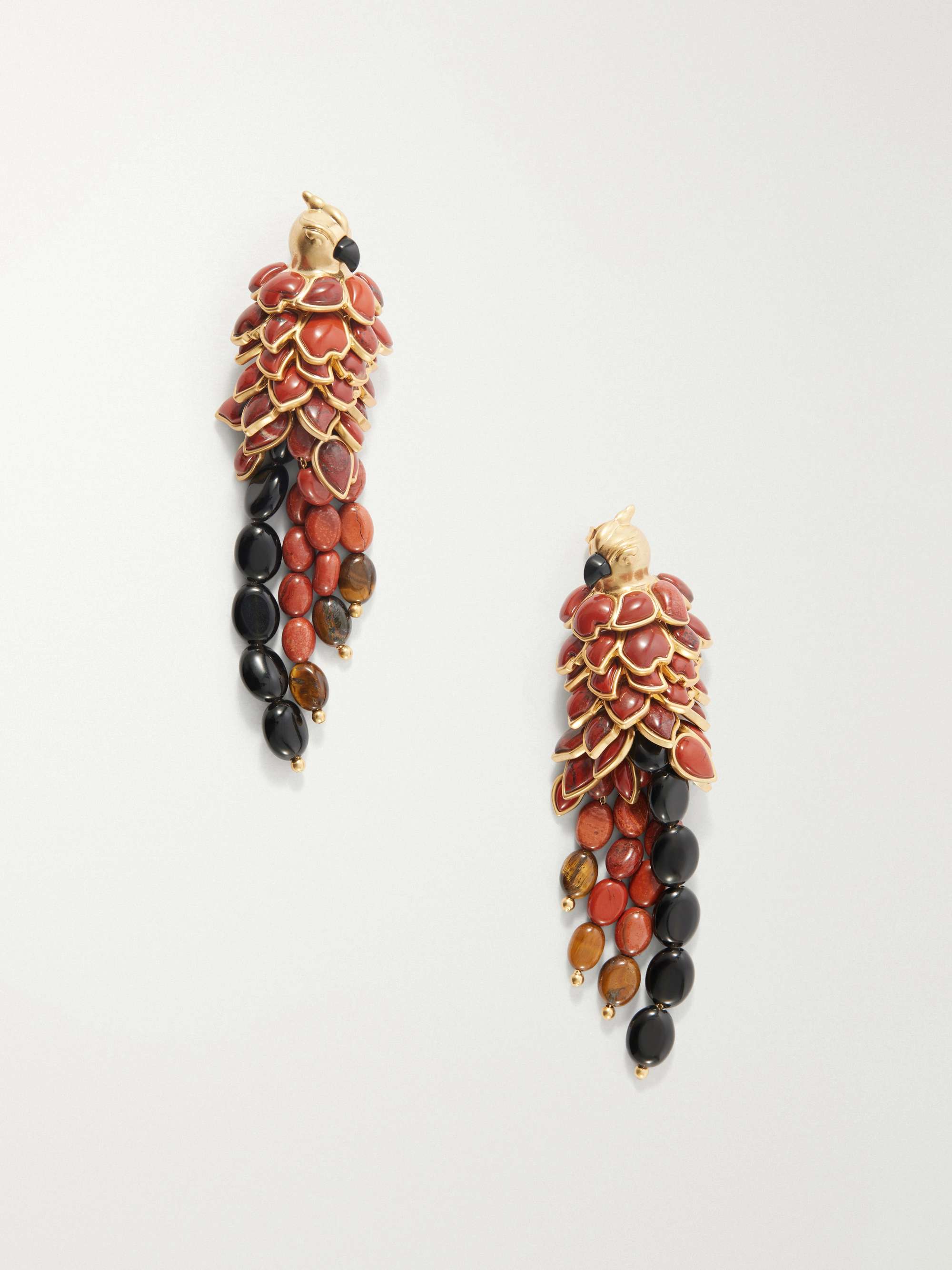 Plume Gold-Plated Earrings