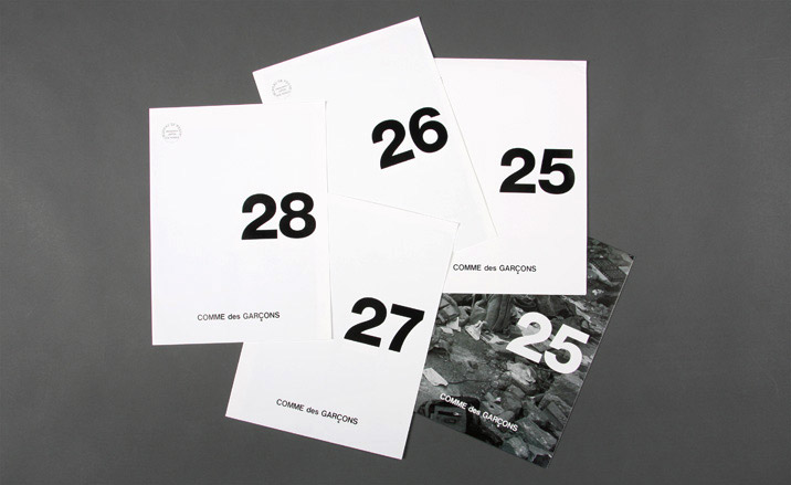 ﻿The white portrait-style envelopes that we receive regularly from Comme des Garçons are always a treat