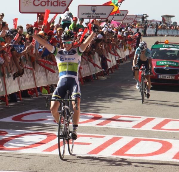 Simon Clarke (Orica GreenEdge) wins stage 4 of the Vuelta