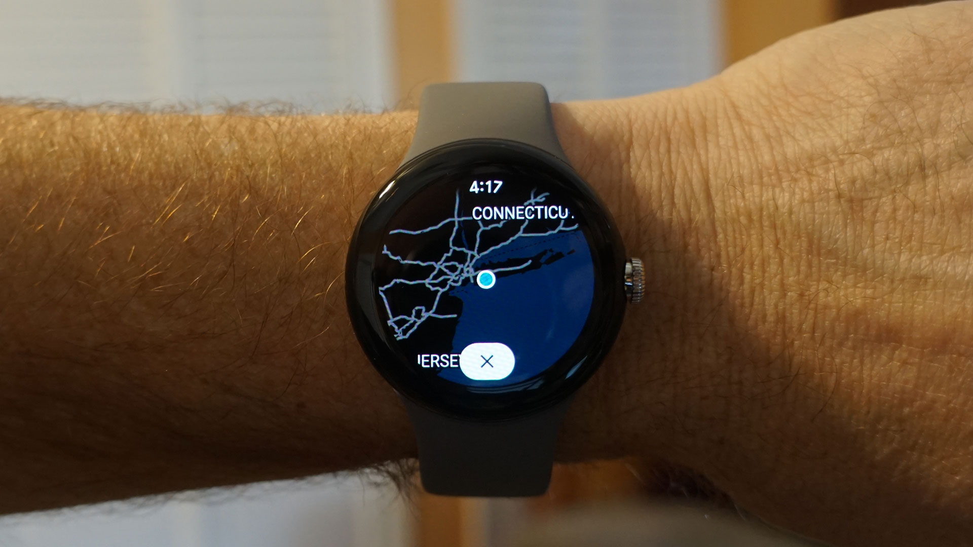 Google Pixel Watch map