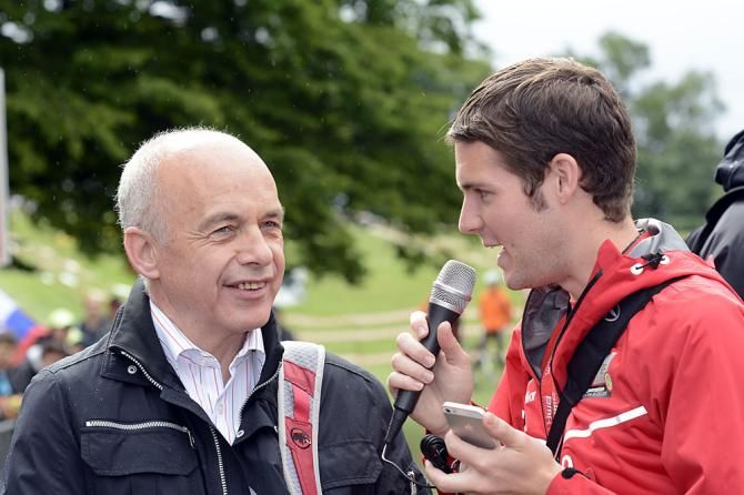 Post-race interviews