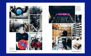 Pages from Made in London book showing The Vinyl Factory in Hayes
