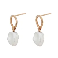 Monica Vinader Nura Keshi Pearl Earrings, was £95 now £66.50 | Selfridges