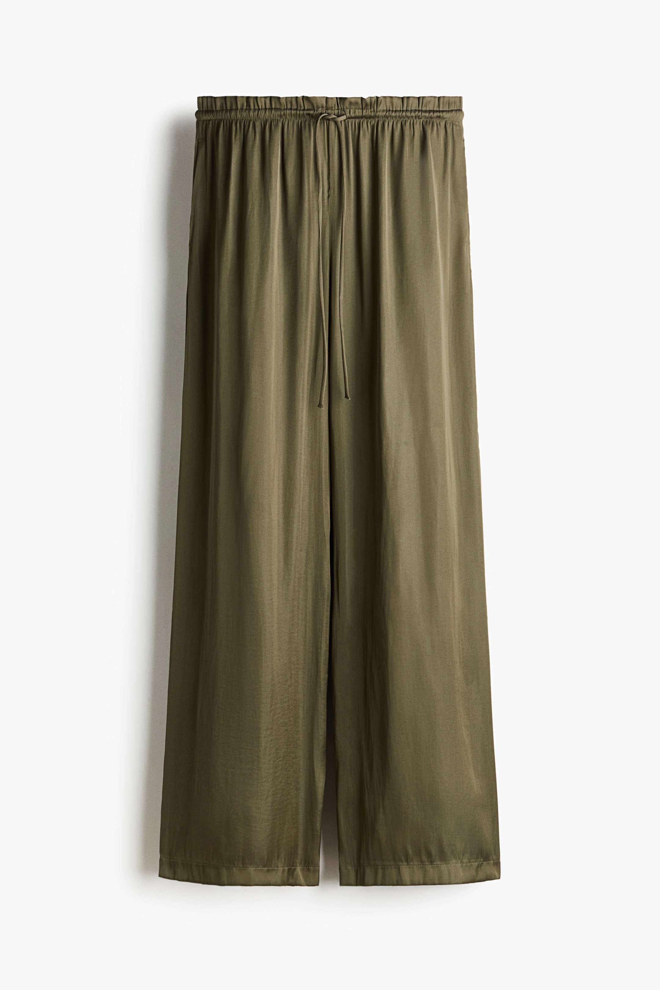 Satin Drawstring Pants
