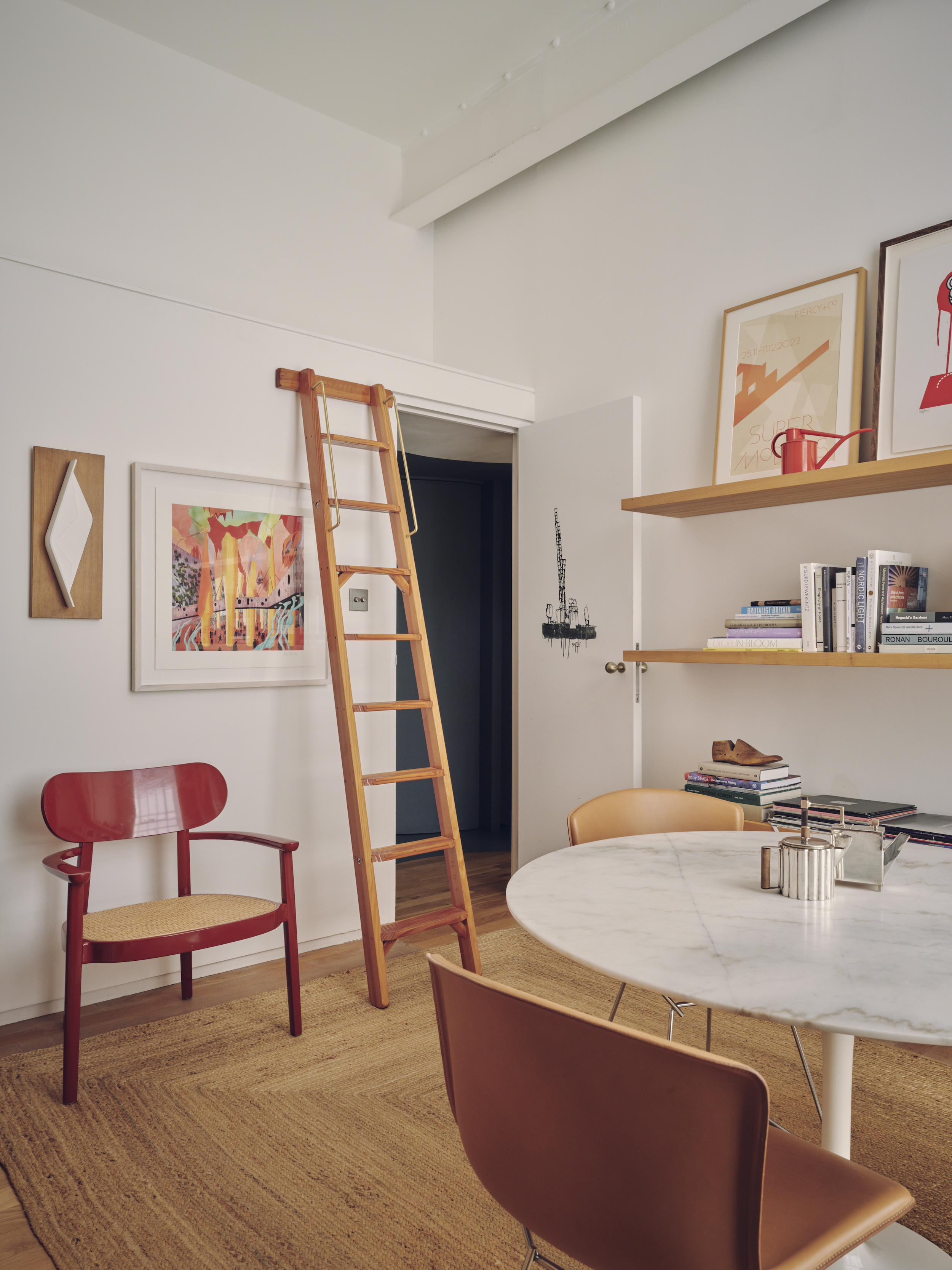 a london apartment by Piercy&amp;amp;Co, titled Apartment 21, with wooden interior and highly crafted details and organic feel