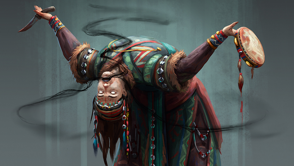 Liubov Komarova’s art explores ritualistic and atmospheric storytelling.