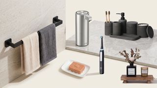 A selection of bathroom products.