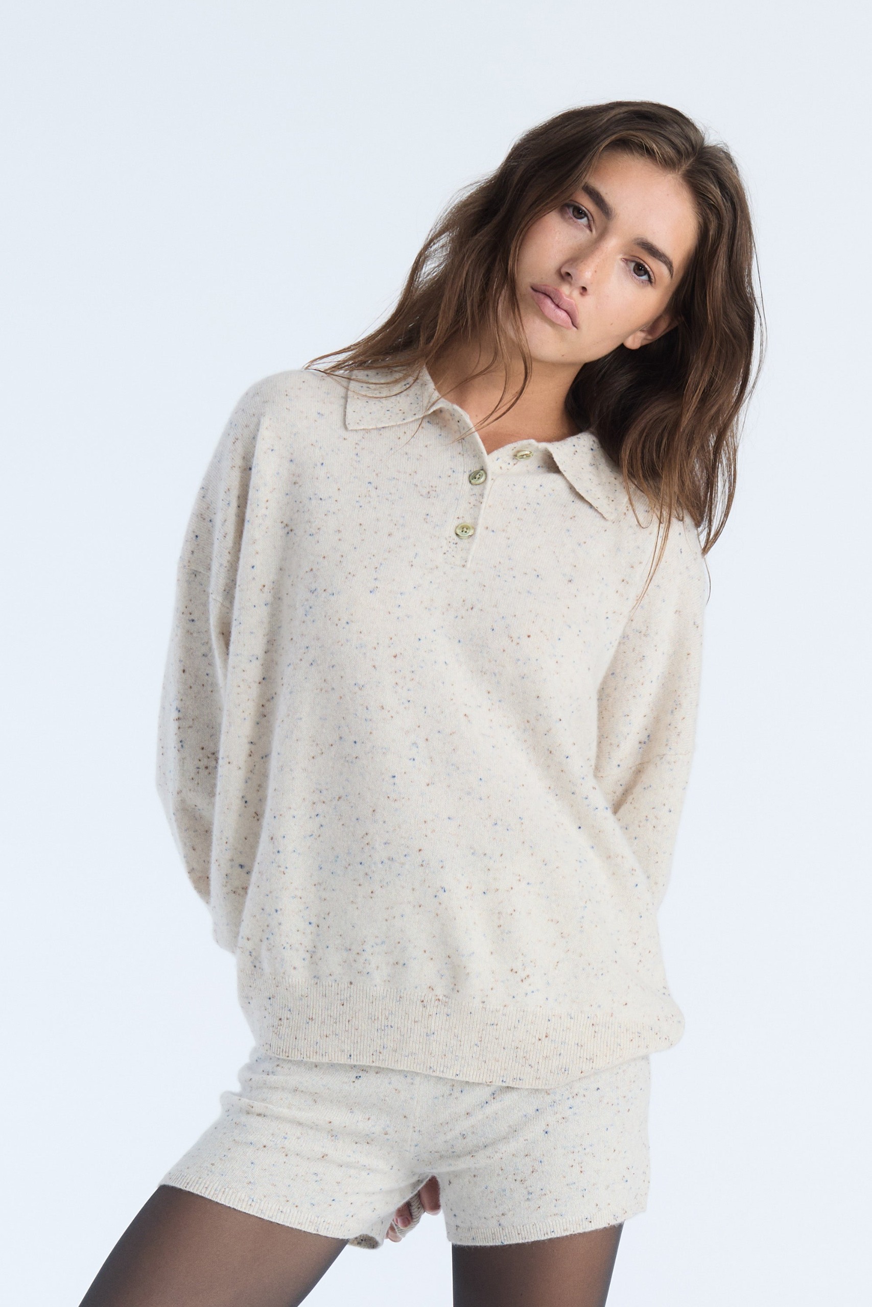 Cashmere Donegal Polo