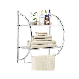 2 tier wall mount shower organizer