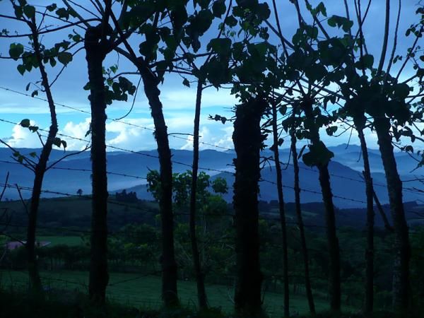 In the morning, the views were beautiful