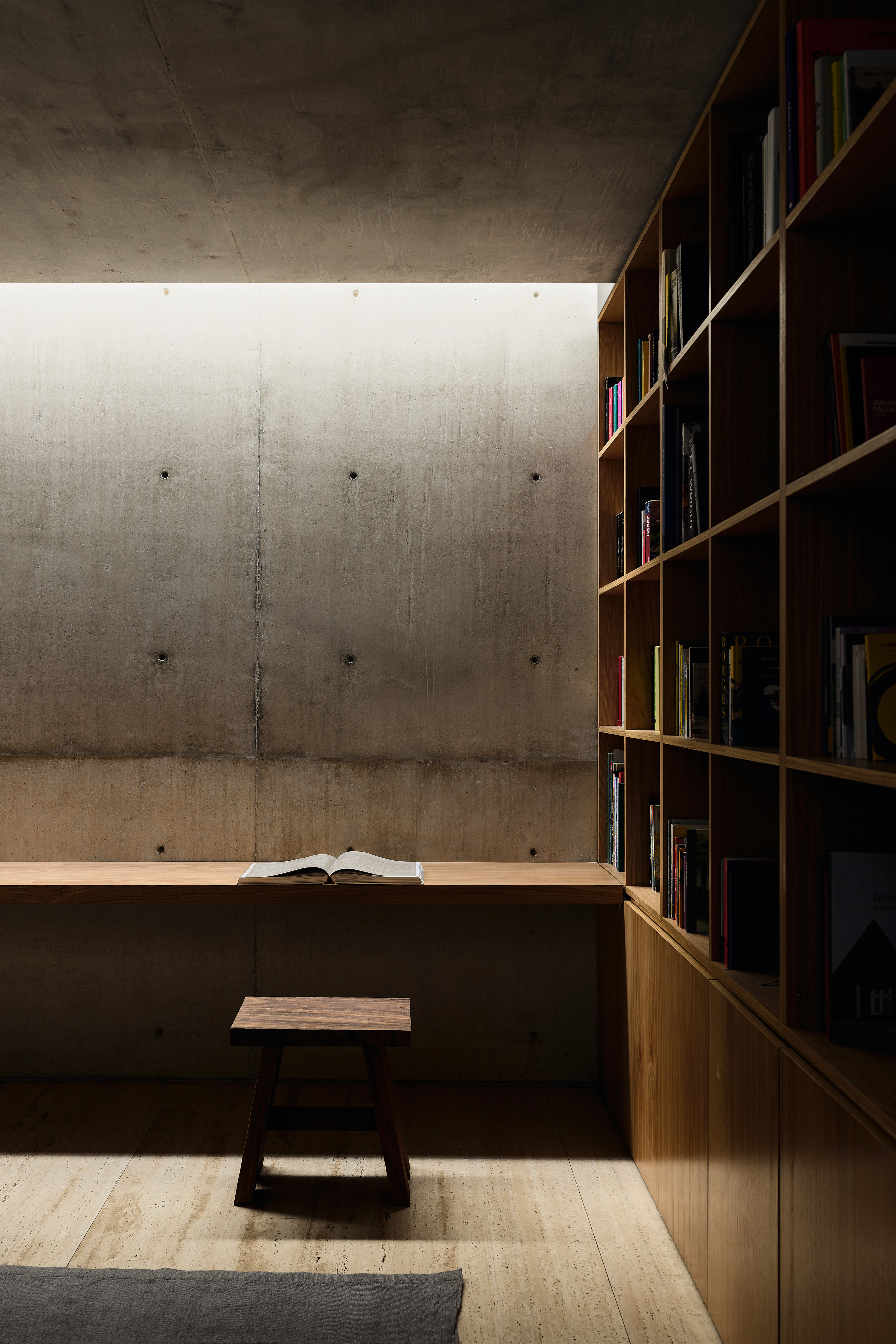 The library in Casa Tao