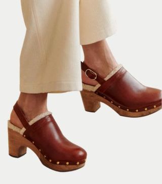 Image of brown clogs