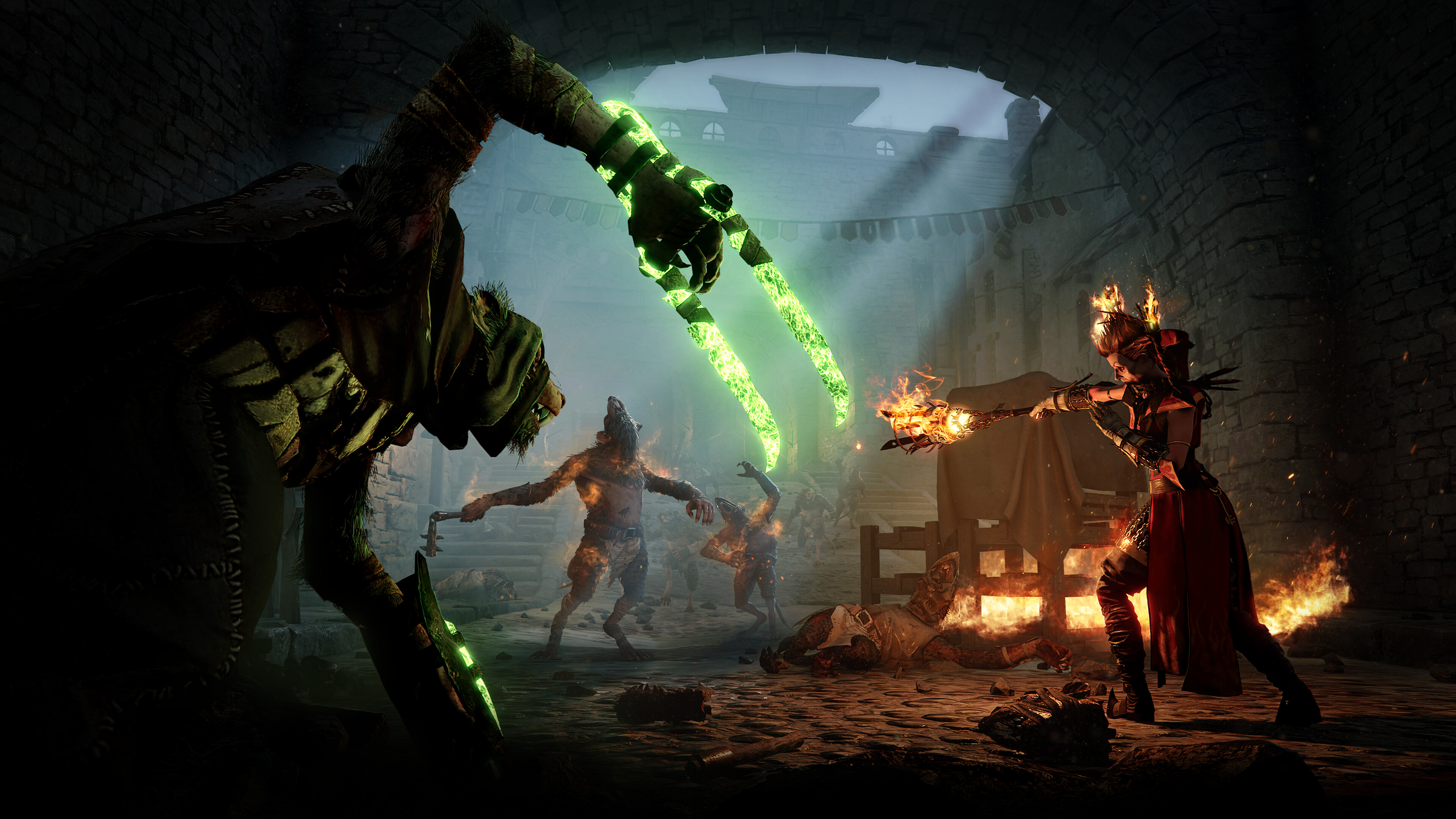 Promotional screenshot of Skaven in Warhammer: Vermintide 2