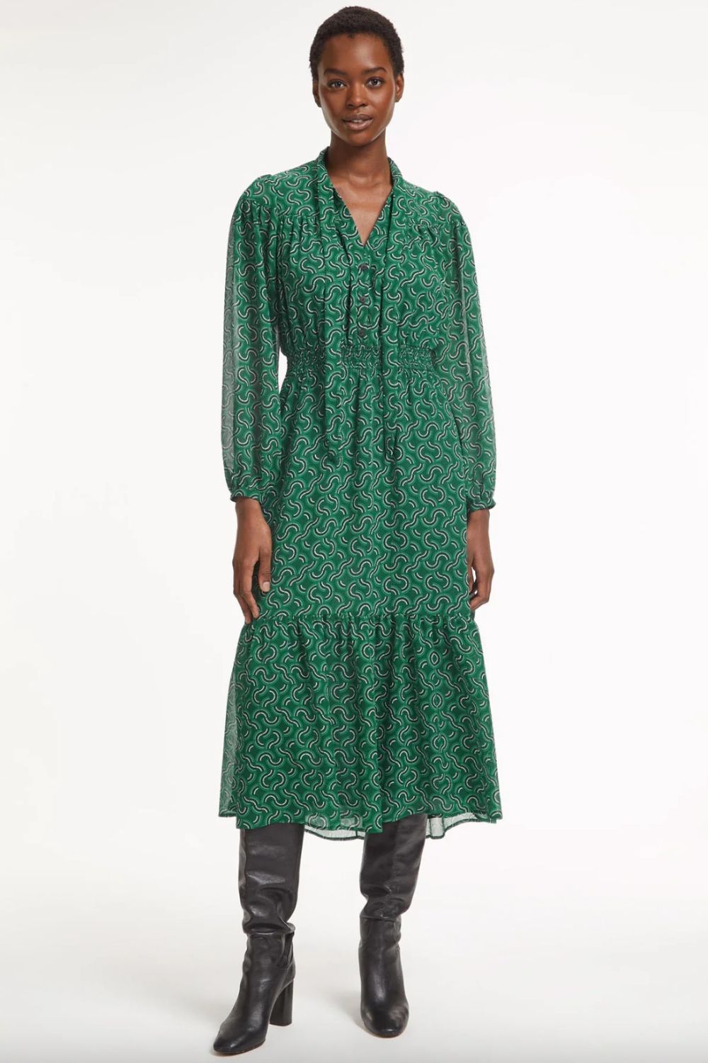 Cefinn Francesca Midi Dress