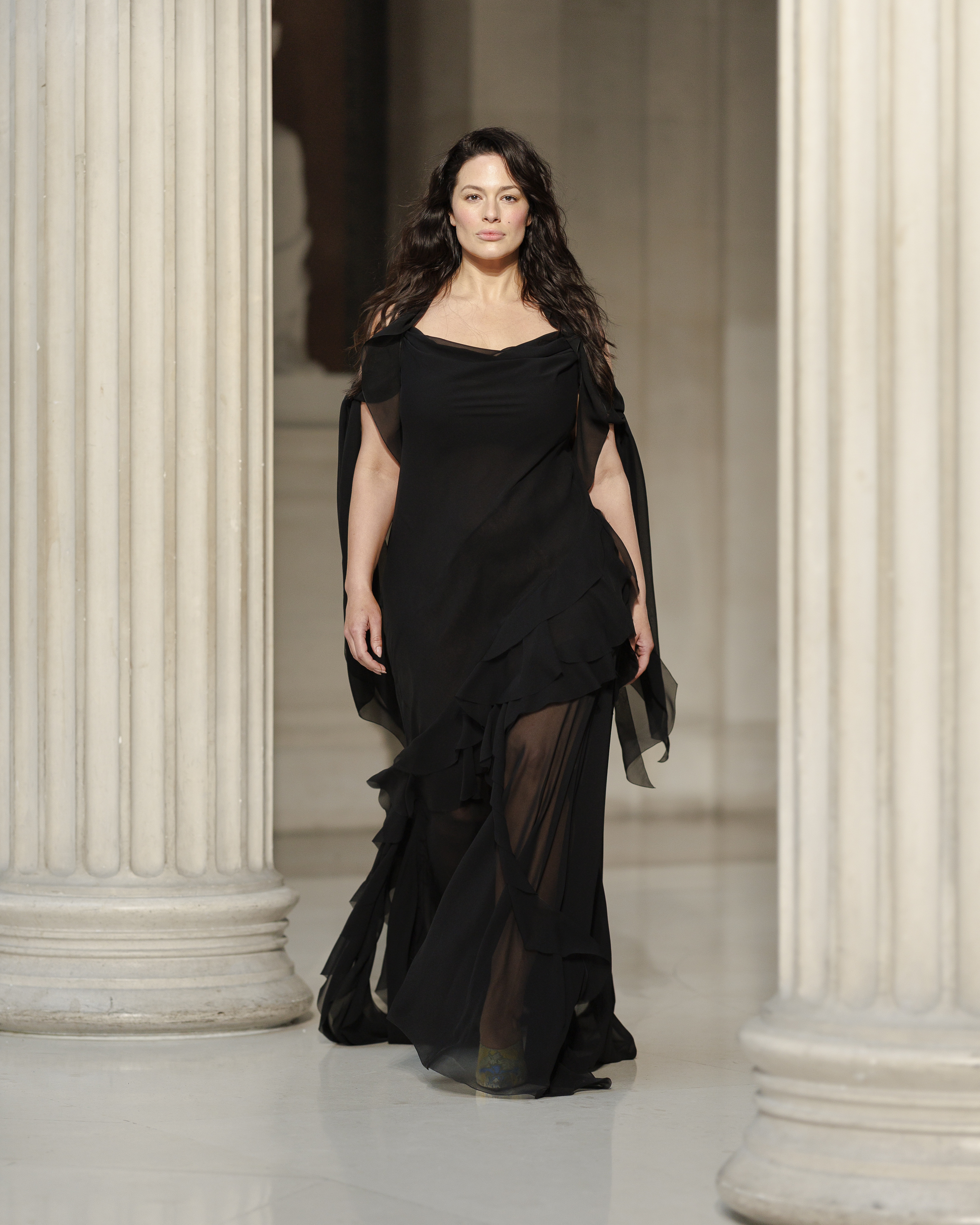 mature models at fashion month in new york city, paris, and milan