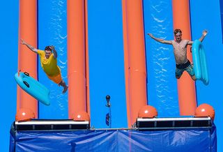 Cannonball contestants take on one of the series' high-octane challenges