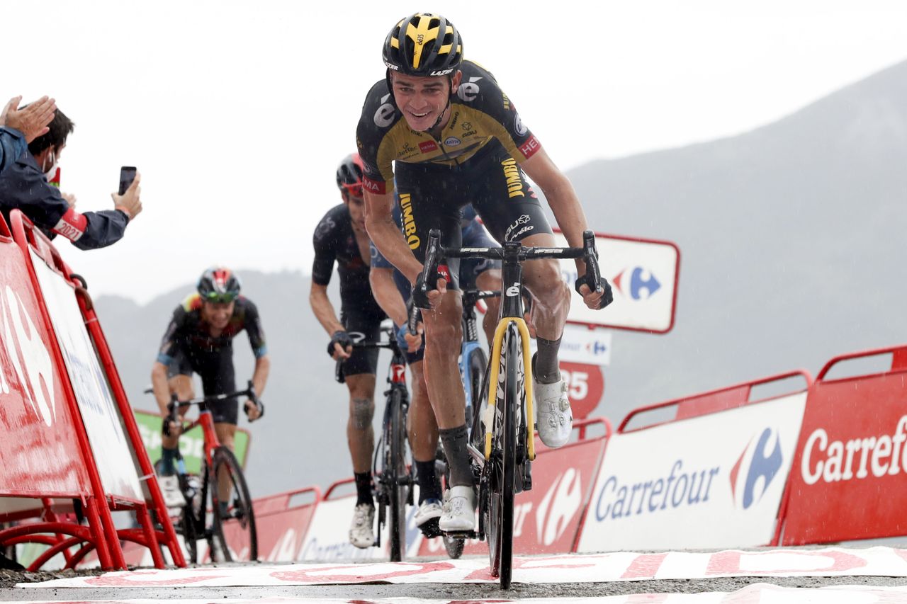 Vuelta Espana 2021 - 76th Edition - 17th stage Unquera - Lagos de Covadonga 185,8 km - 01/09/2021 - Sepp Kuss (USA - Jumbo - Visma) - photo Luis Angel Gomez/BettiniPhoto&Acirc;&copy;2021