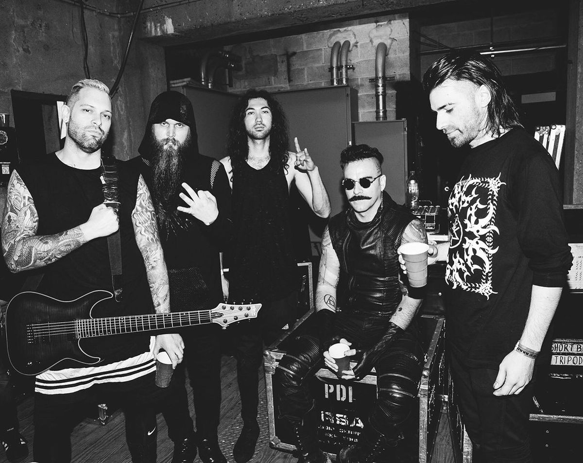 Greasing up back stage and ready to blast.