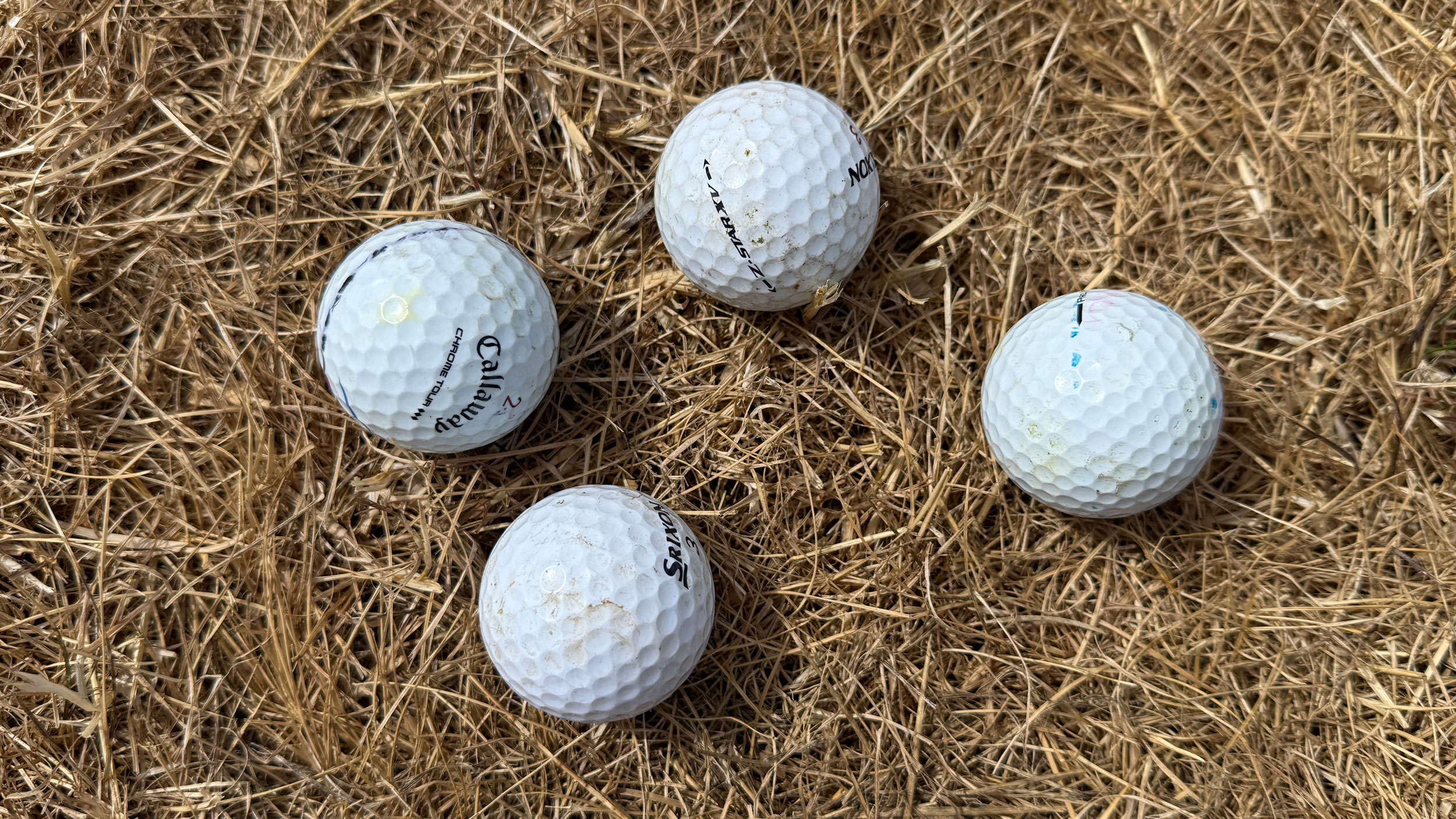 old golf balls