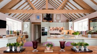 A luxury farmhouse kitchen