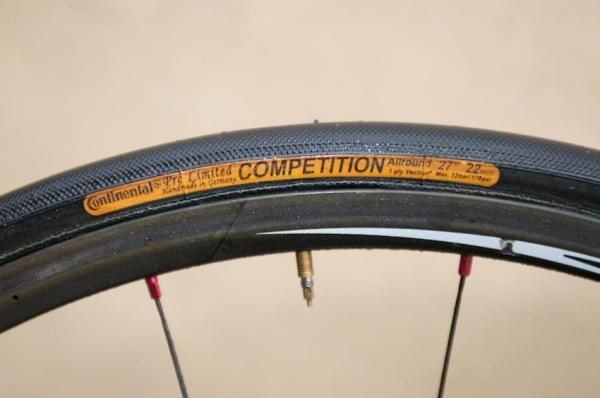 Continental tubulars provide grip.