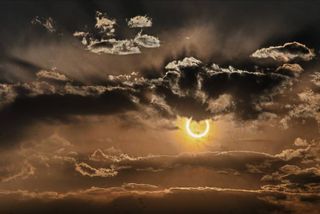 Solar Eclipse Outside Socorro, New Mexico, May 20, 2012