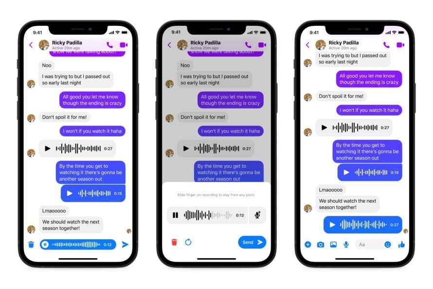 Messenger app gets Split Payments, new voice message controls, and ...