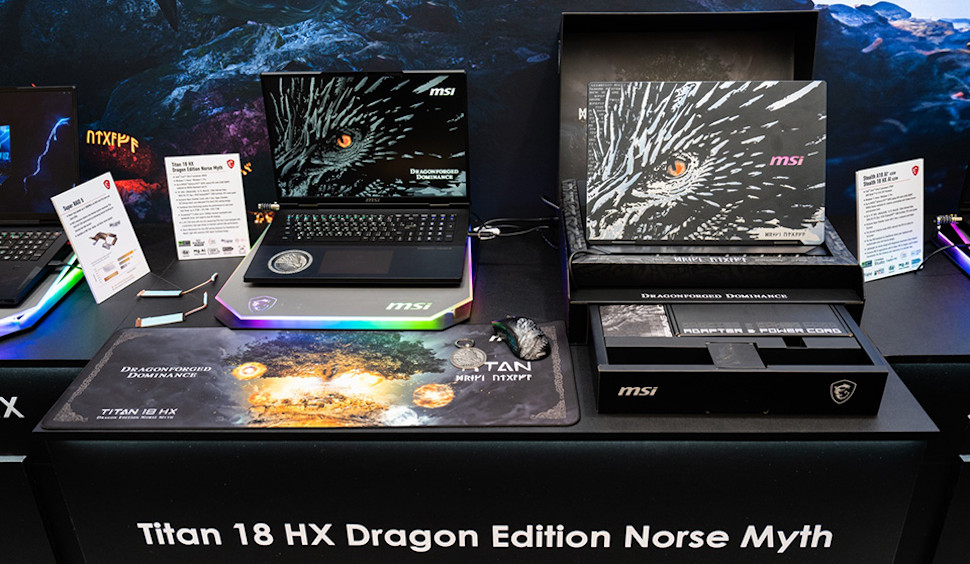 MSI Titan 18 HX Dragon Edition Norse Myth