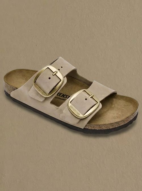 Arizona Big Buckle Oiled Leather Sandals