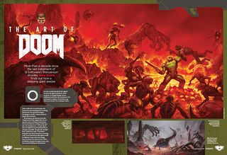 Speaking of Hell, take a peak at the hellish artwork of Doom, the latest version of the legendary FPS, as art directed by Hugo Martin