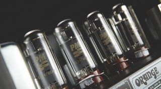 A quartet of guitar amp tubes