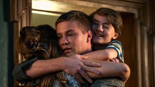 Connor Jessup, Emilia Jones and Jackson Robert Scott in Locke & Key season 3 from Netflix 