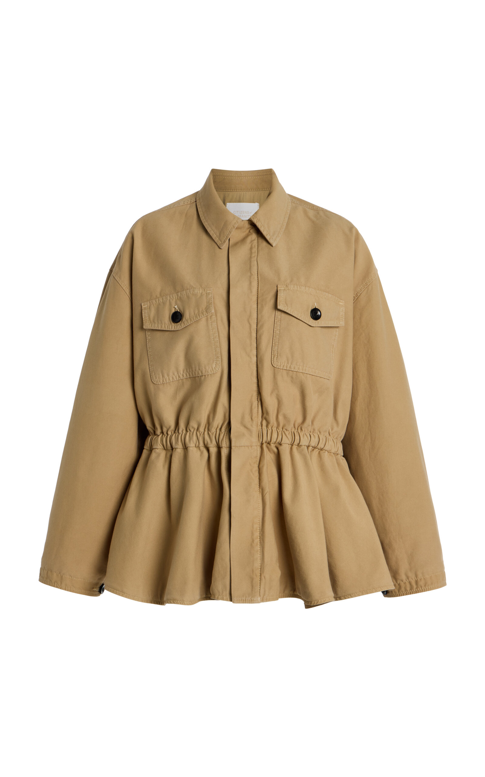 X Bloom Farm Exclusive Cinched Cotton Utility Jacket
