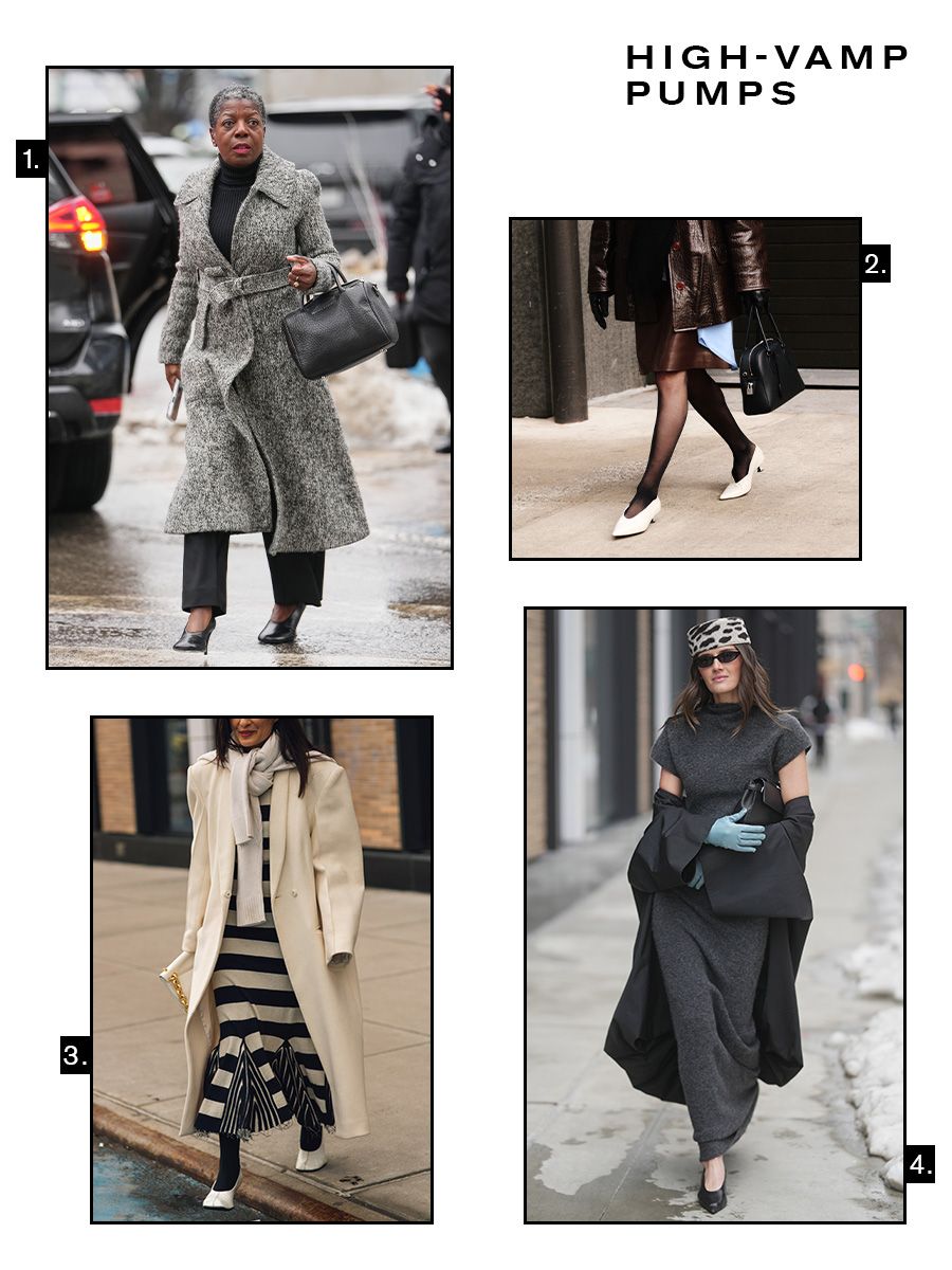 NYFW Street Style 2026 Shoe Trends: High-Vamp Pumps